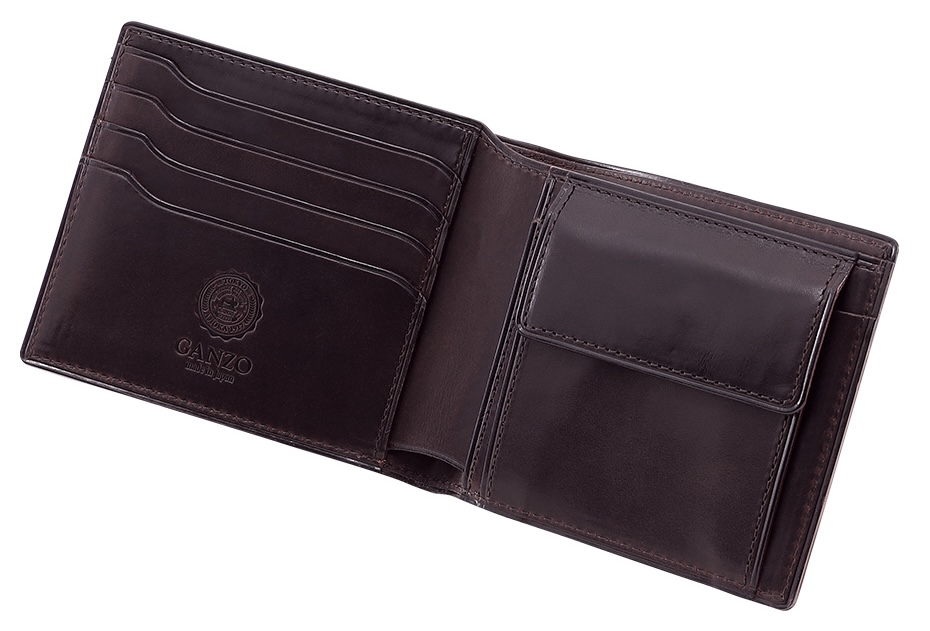ガンゾのGUD2 (ジーユーディー2)小銭入れ付き二つ折り財布の内装
