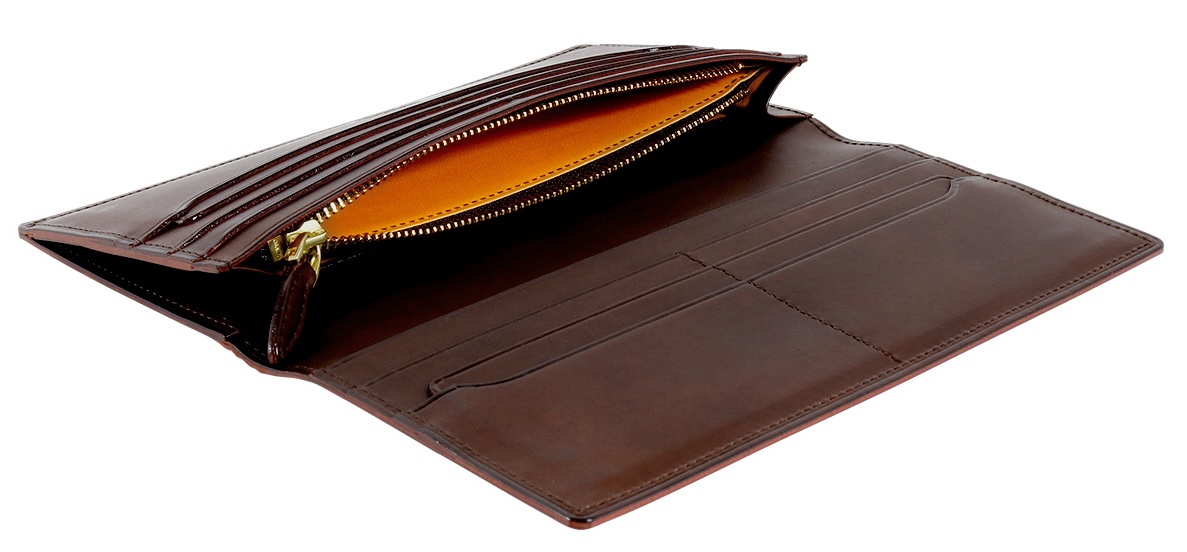 ガンゾのKESEMA (ケセマ) ファスナー小銭入れ付き長財布の内装