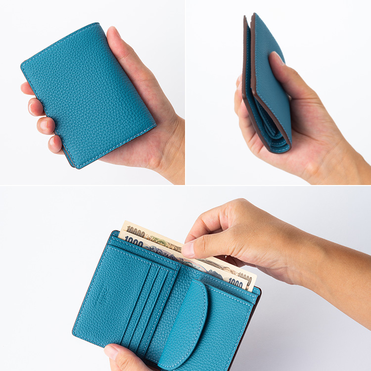 大峽製鞄の二つ折り財布の使い方