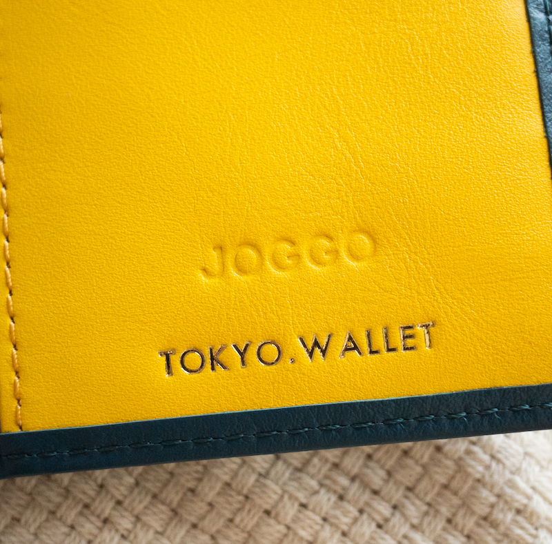 JOGGOの長財布の刻印